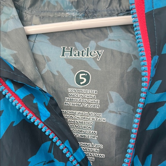 Hatley Airplane Windbreaker/Rain Jacket, size 5 - Picture 2 of 3